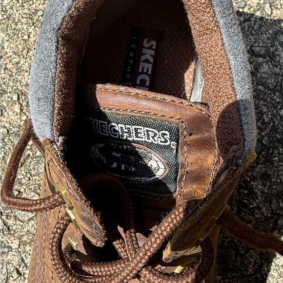Skechers Brown and Gray Boots with Rugged Comfort - Picture 7 of 9